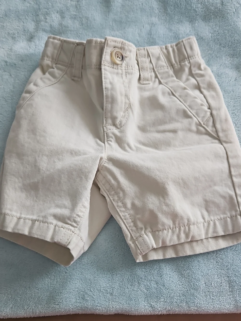 Old Navy Kids Cream Shorts with Elastic Waist